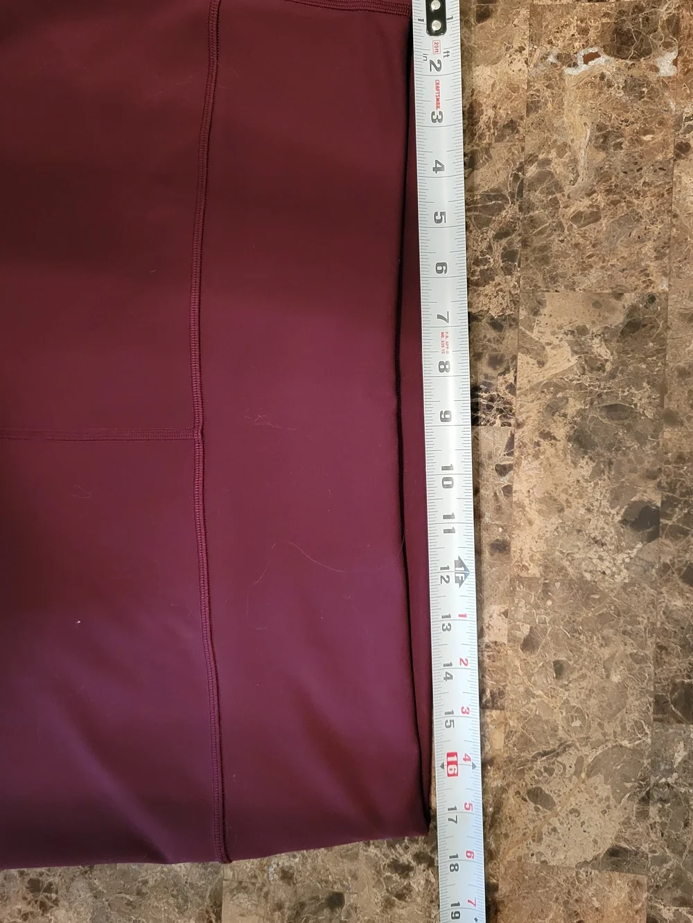 lululemon athletica High-Rise 7/8 Leggings in Deep Burgundy
